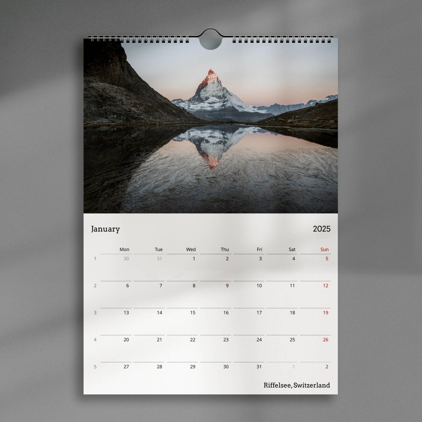 The Alps Calendar 2025 - Chamonix Prints