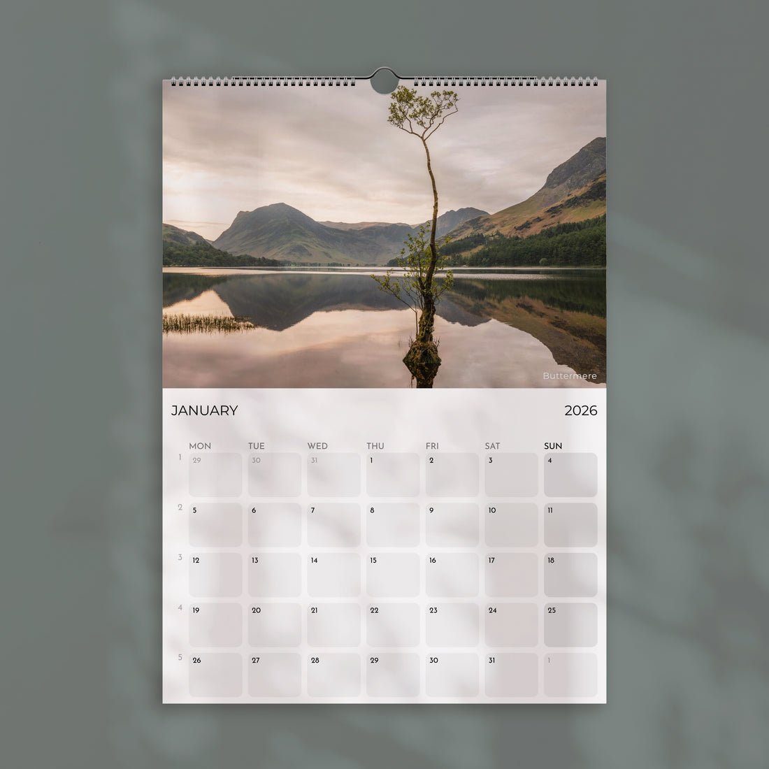 England 2026 Wall Calendar – British Landscape Photography