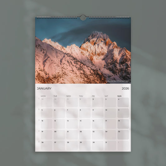 Chamonix Wall Calendar 2026