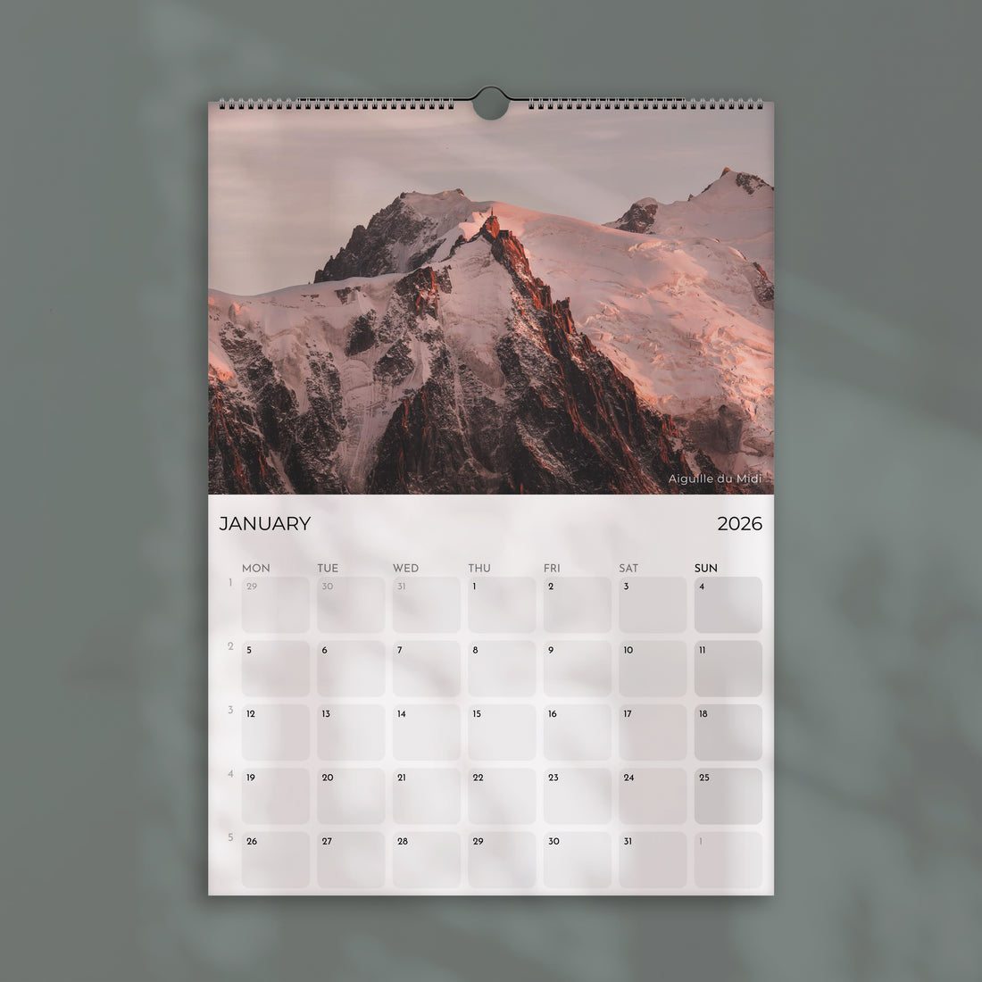 The Alps Calendar 2026