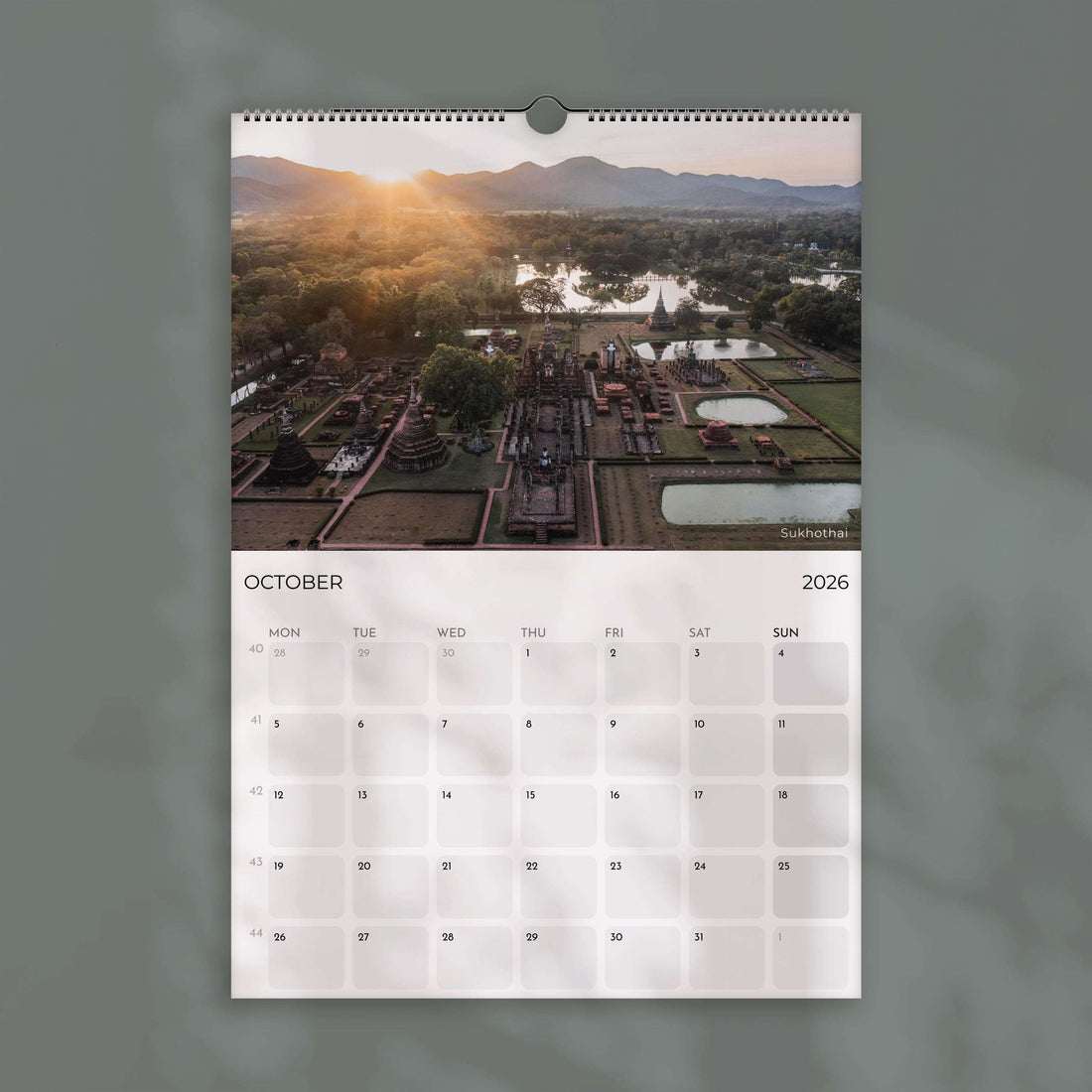 Thailand 2026 – Wall Calendar