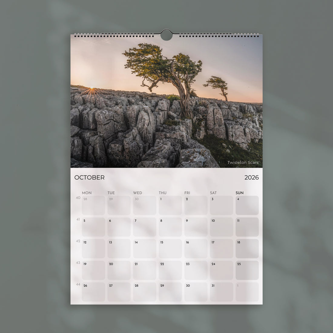 England 2026 Wall Calendar – British Landscape Photography