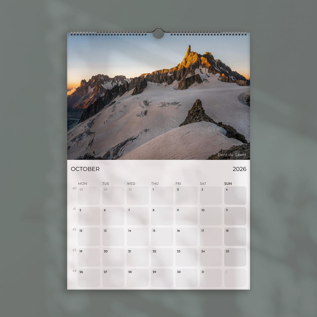 Chamonix Wall Calendar 2026