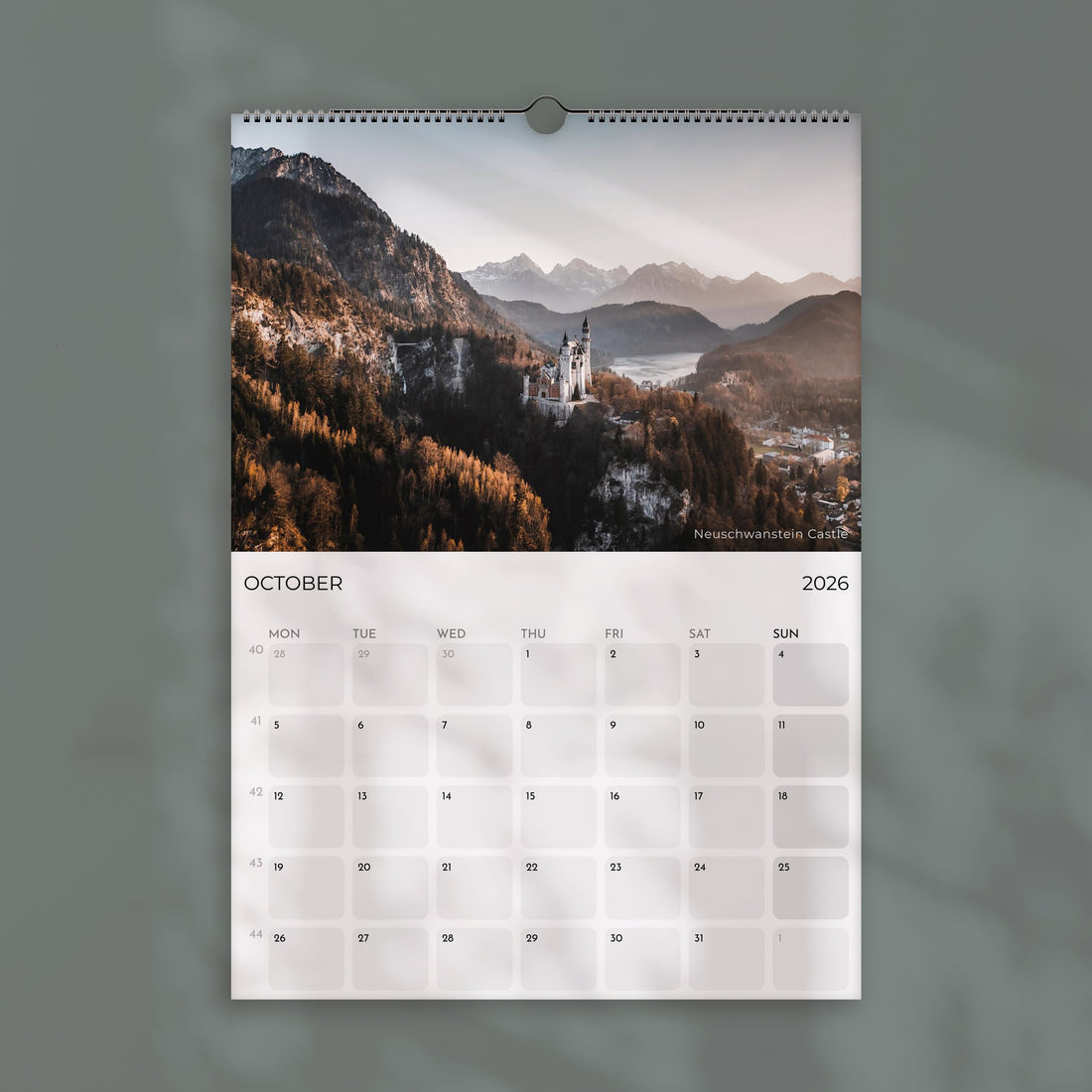 Bavaria 2026 Wall Calendar – German Landscape Photography
