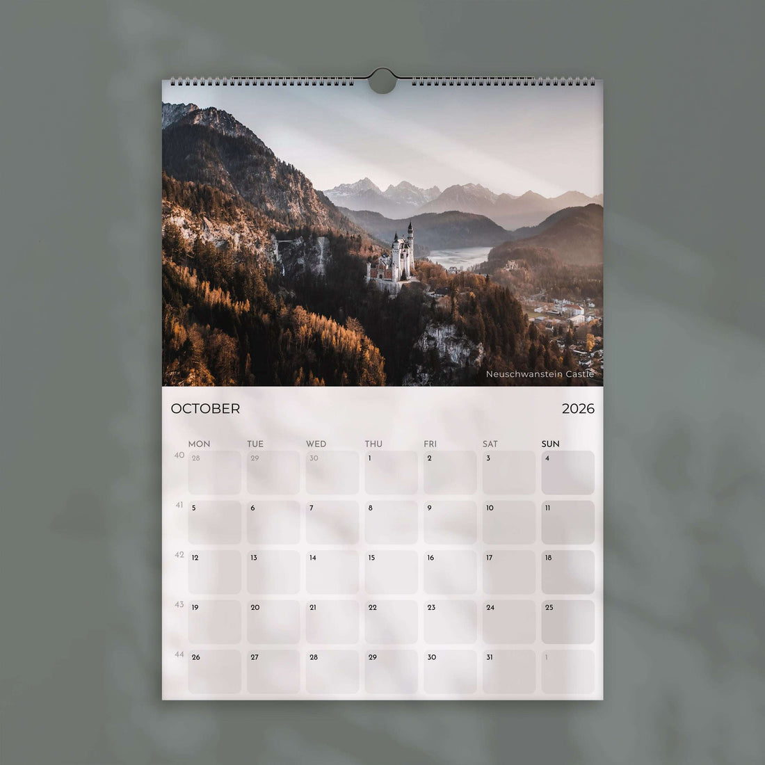 Bavaria 2026 – Wall Calendar