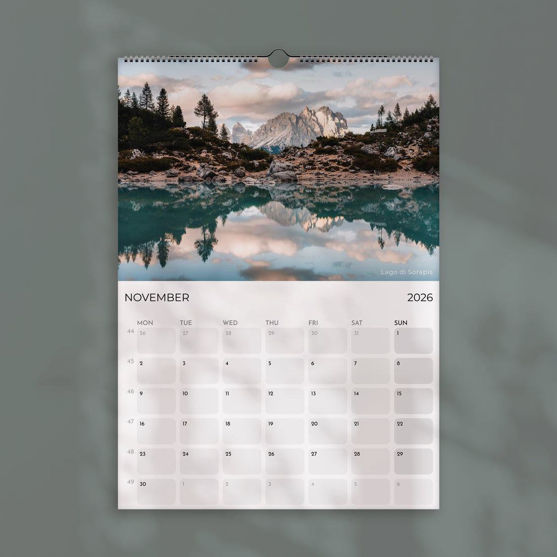 The Alps Calendar 2026