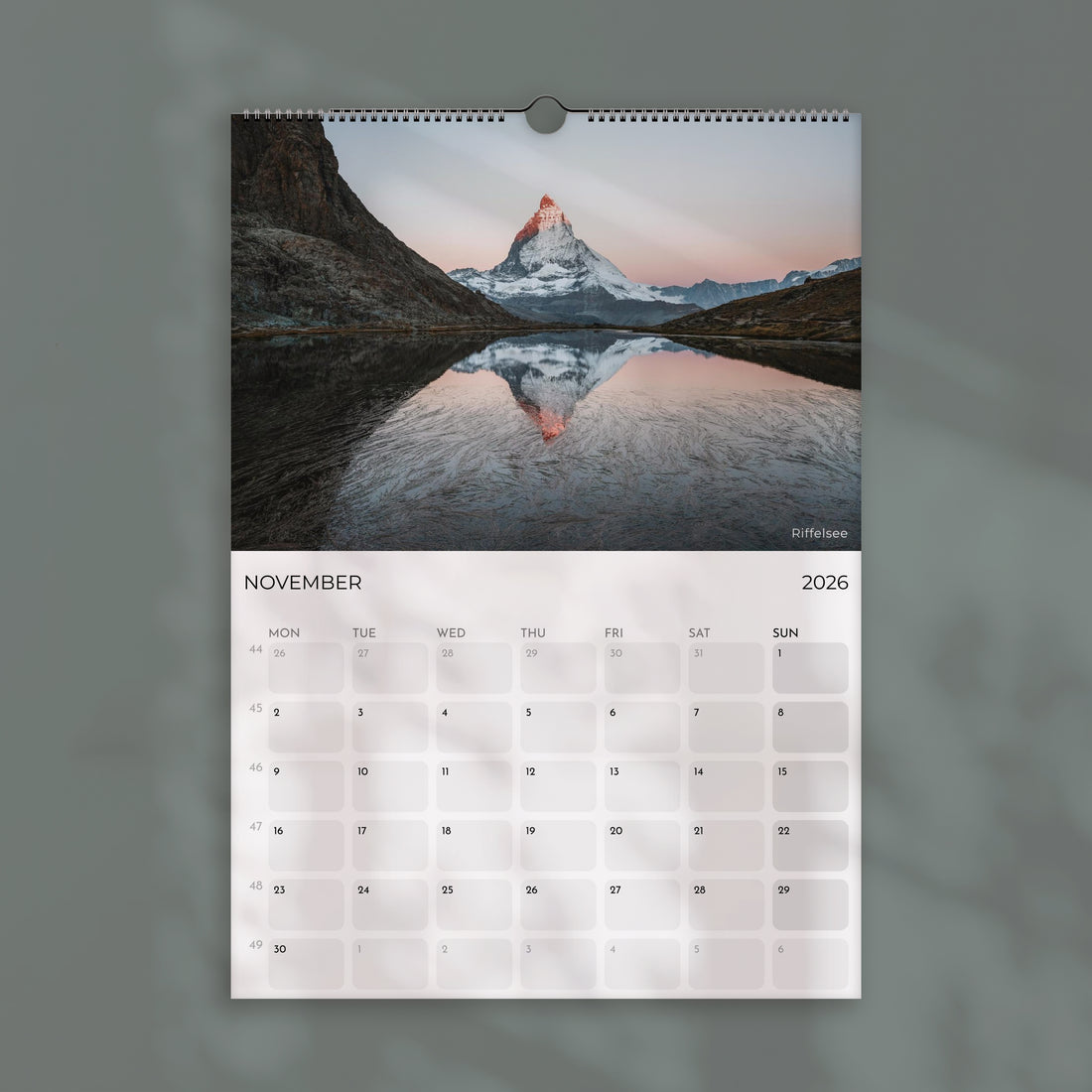 Switzerland 2026 Calendar