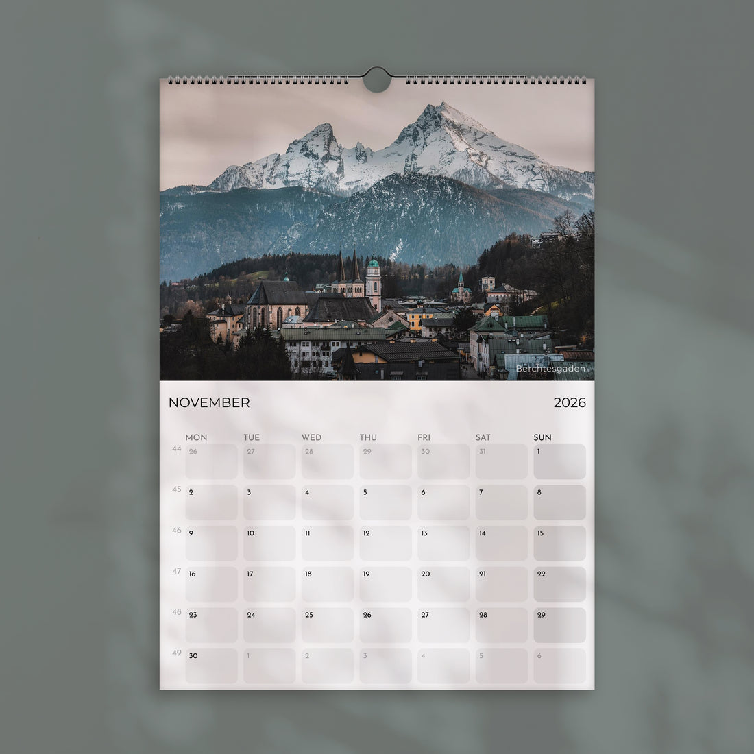 Bavaria 2026 Wall Calendar – German Landscape Photography