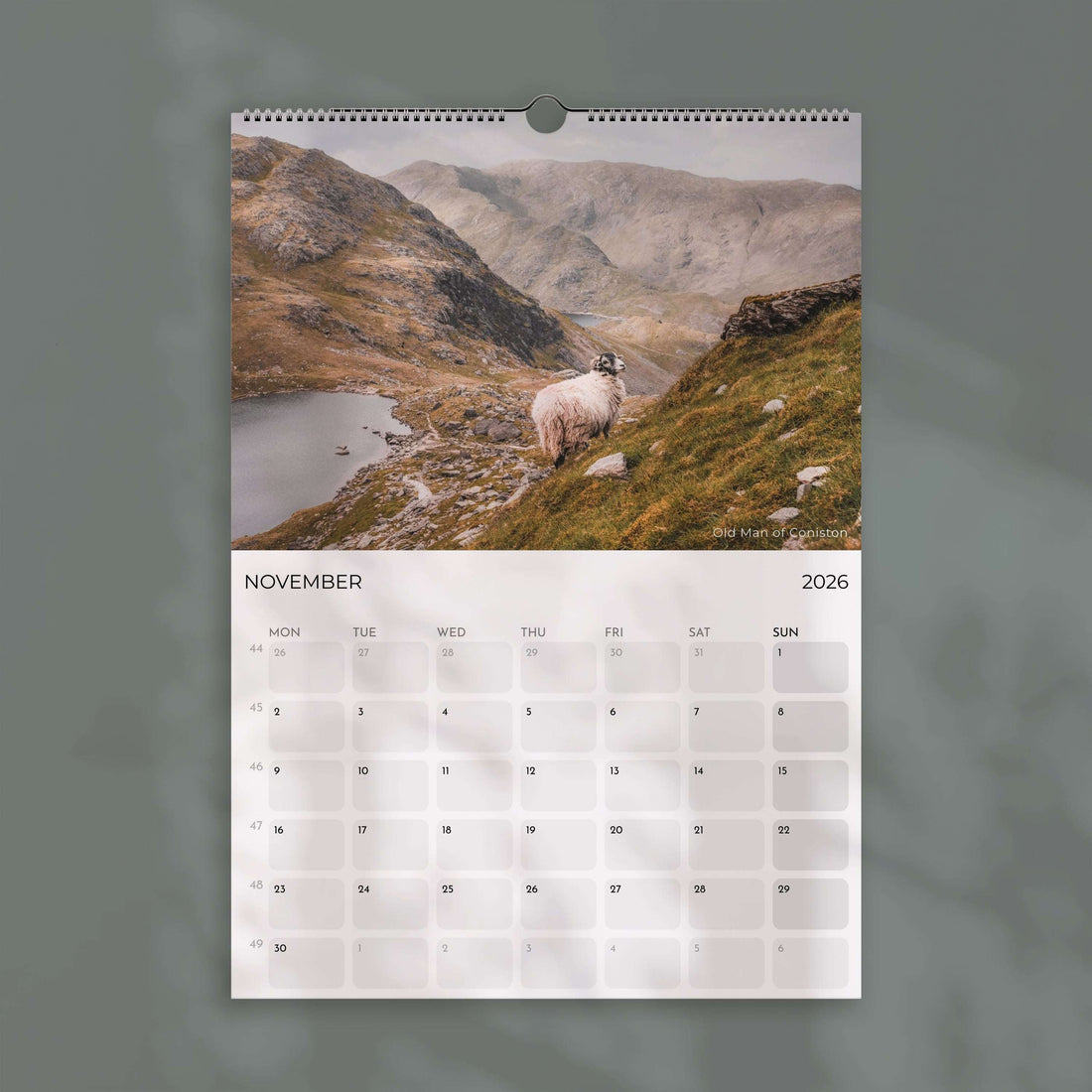 England 2026 – Wall Calendar