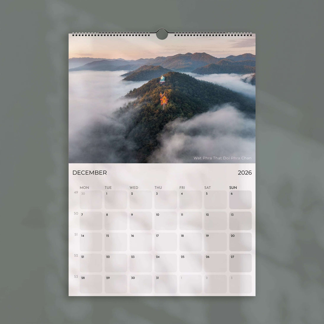 Thailand 2026 – Wall Calendar