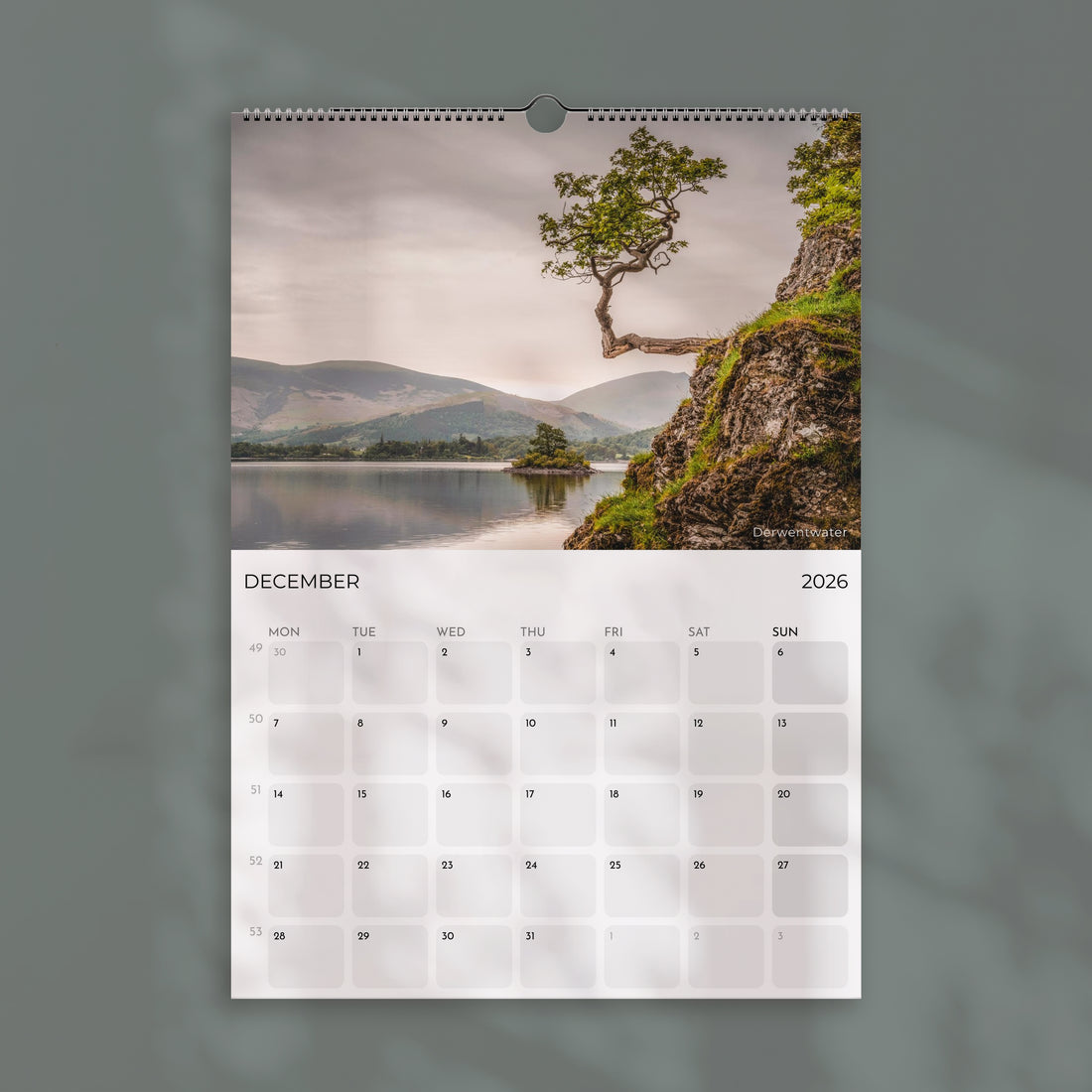 England 2026 Wall Calendar – British Landscape Photography