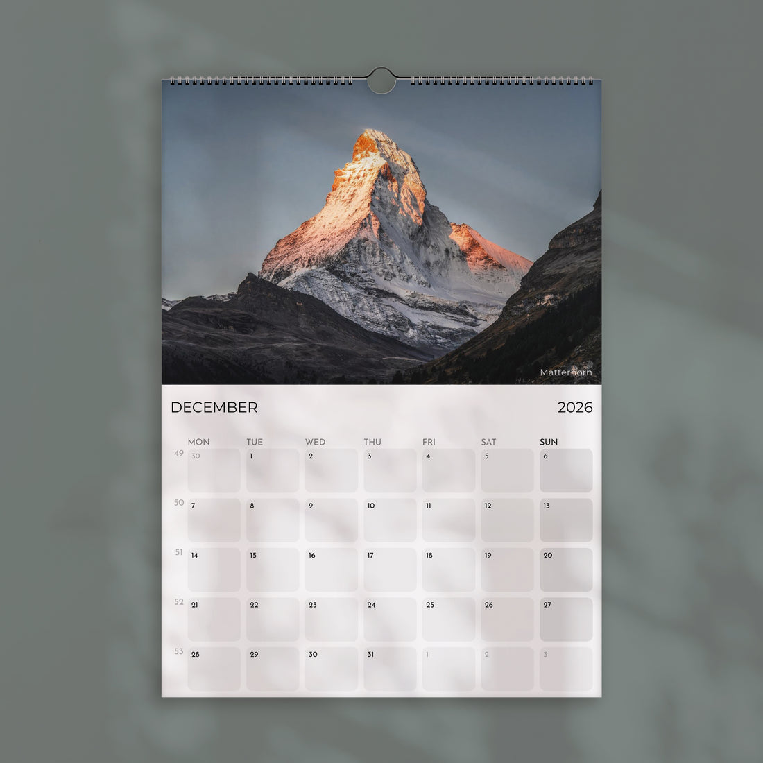 The Alps Calendar 2026