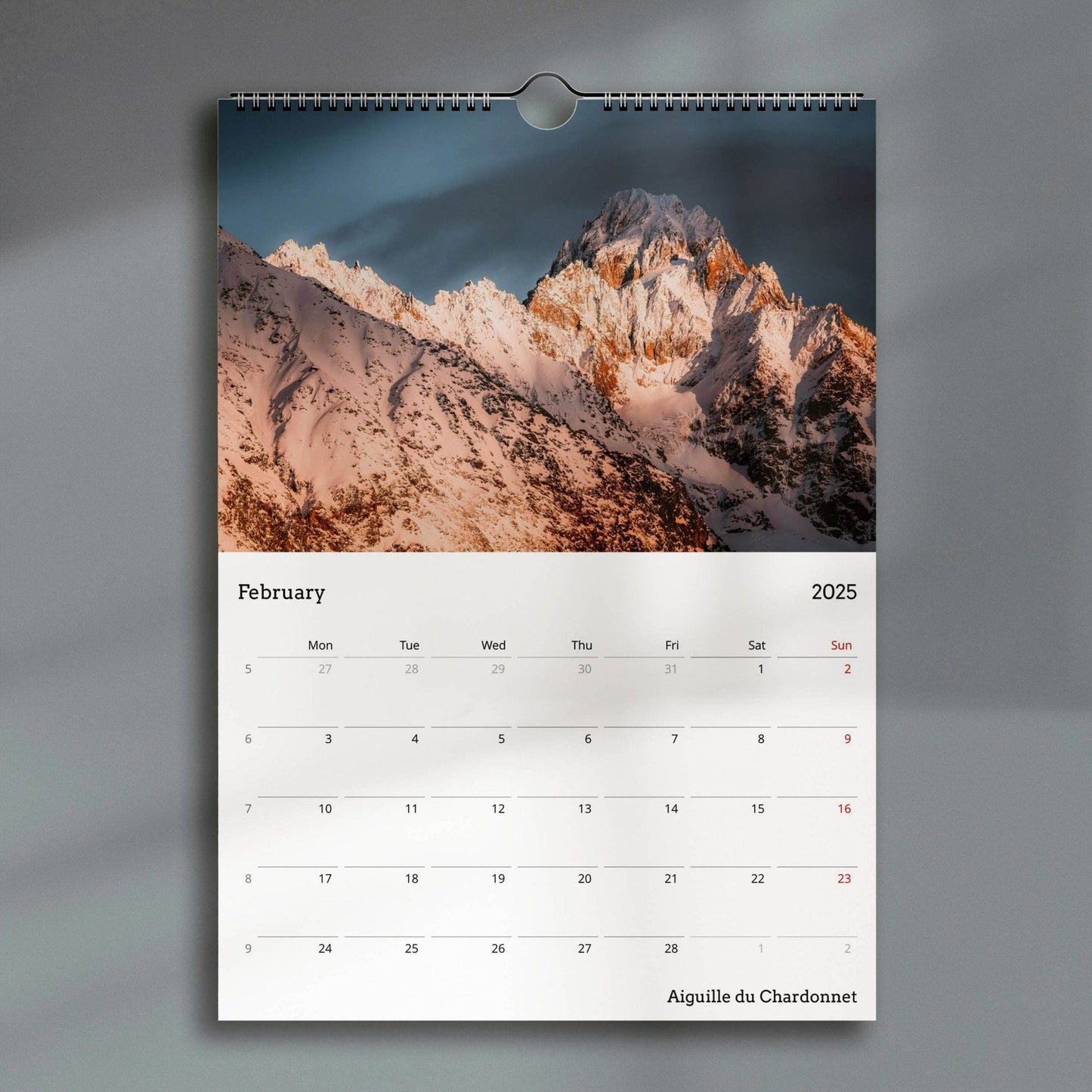 Chamonix Calendar 2025 - Chamonix Prints