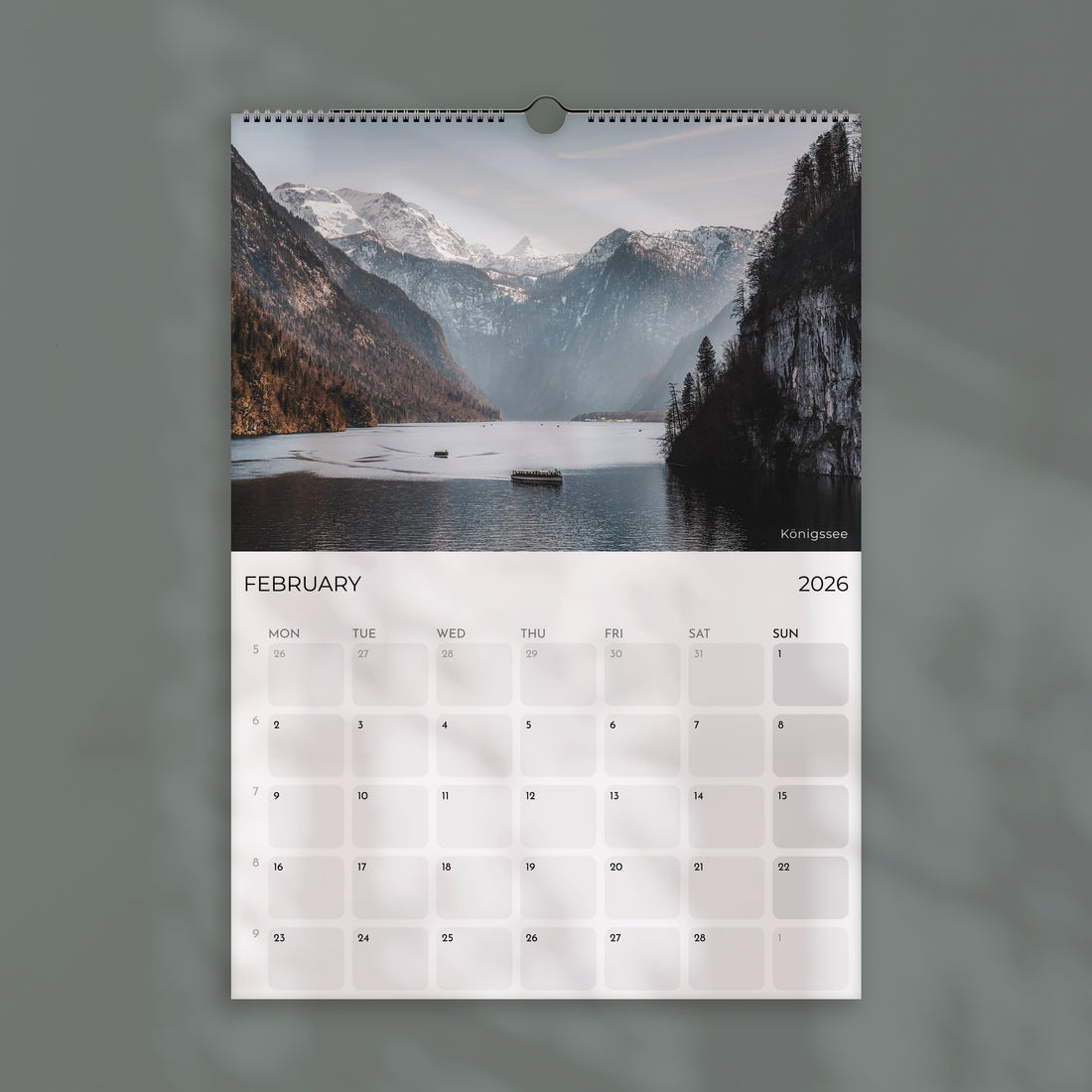 The Alps Calendar 2026