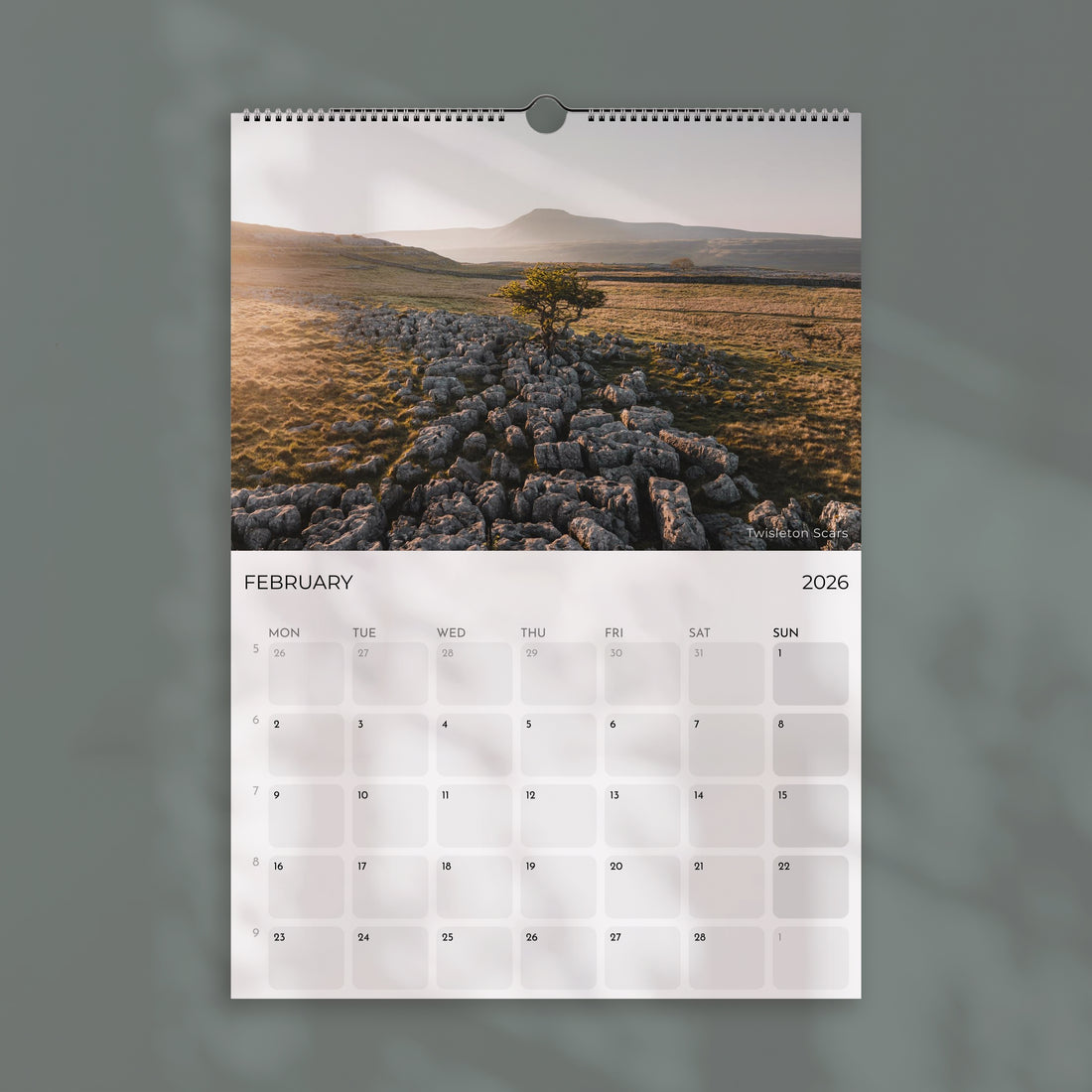 England 2026 Wall Calendar – British Landscape Photography