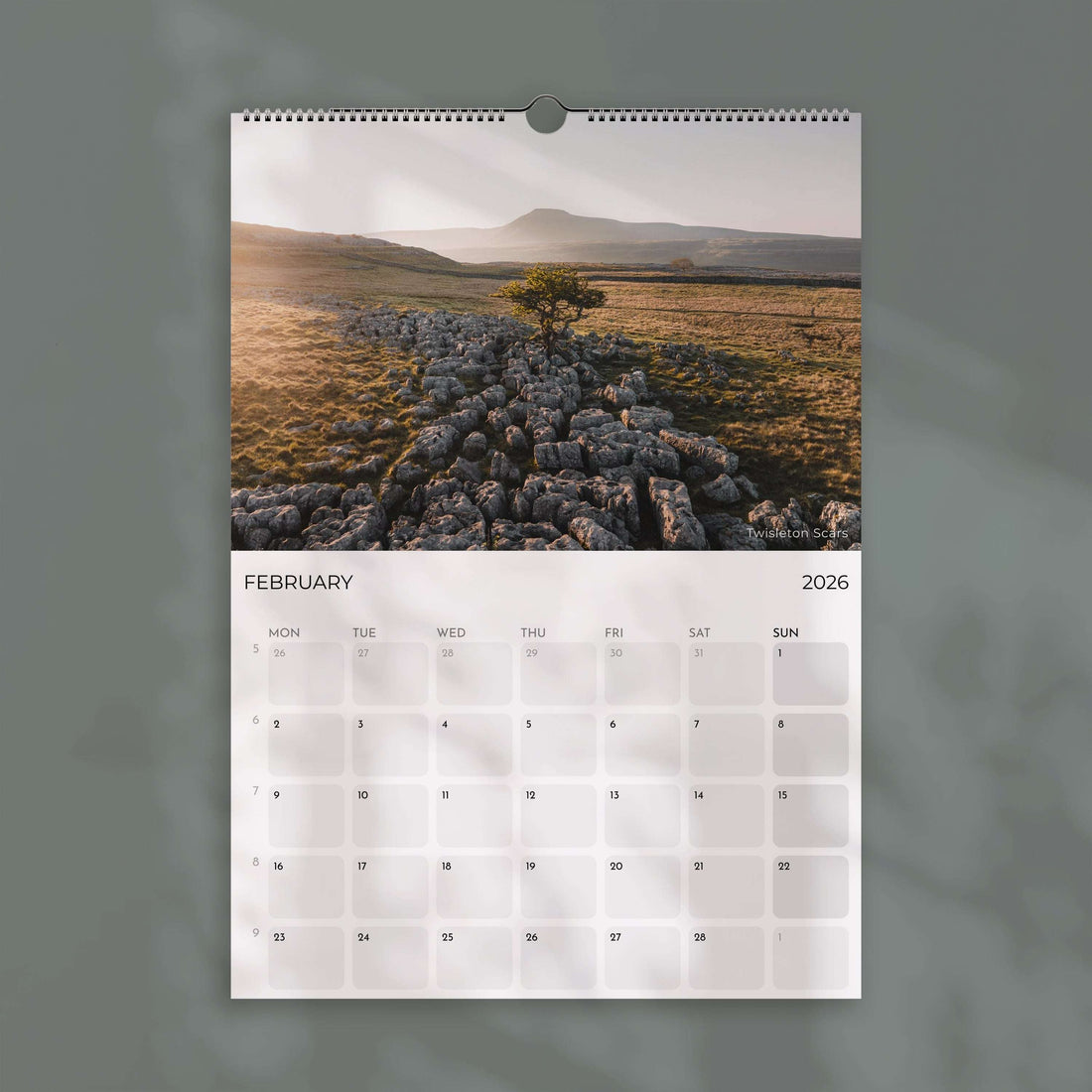 England 2026 – Wall Calendar