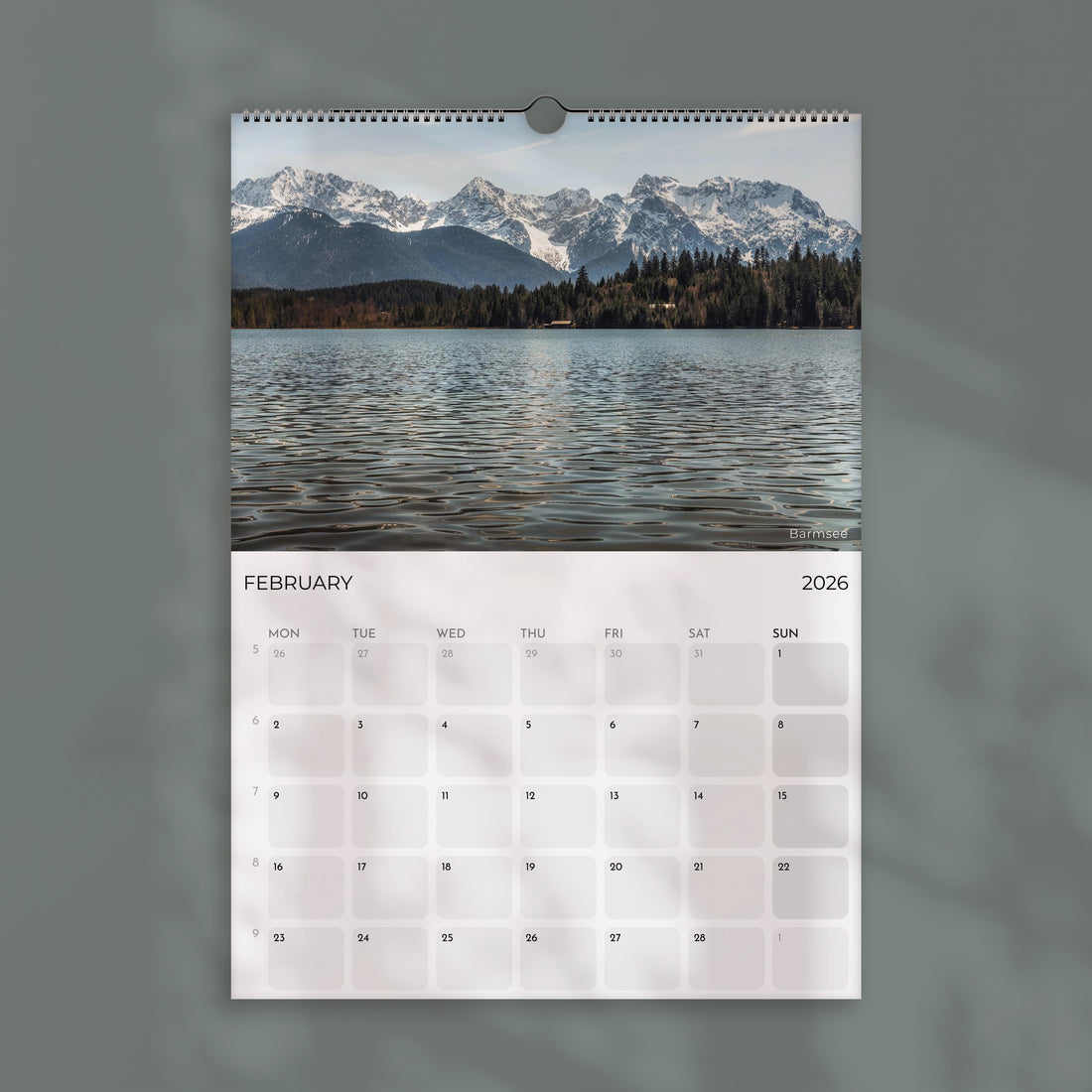 Bavaria 2026 Wall Calendar – German Landscape Photography