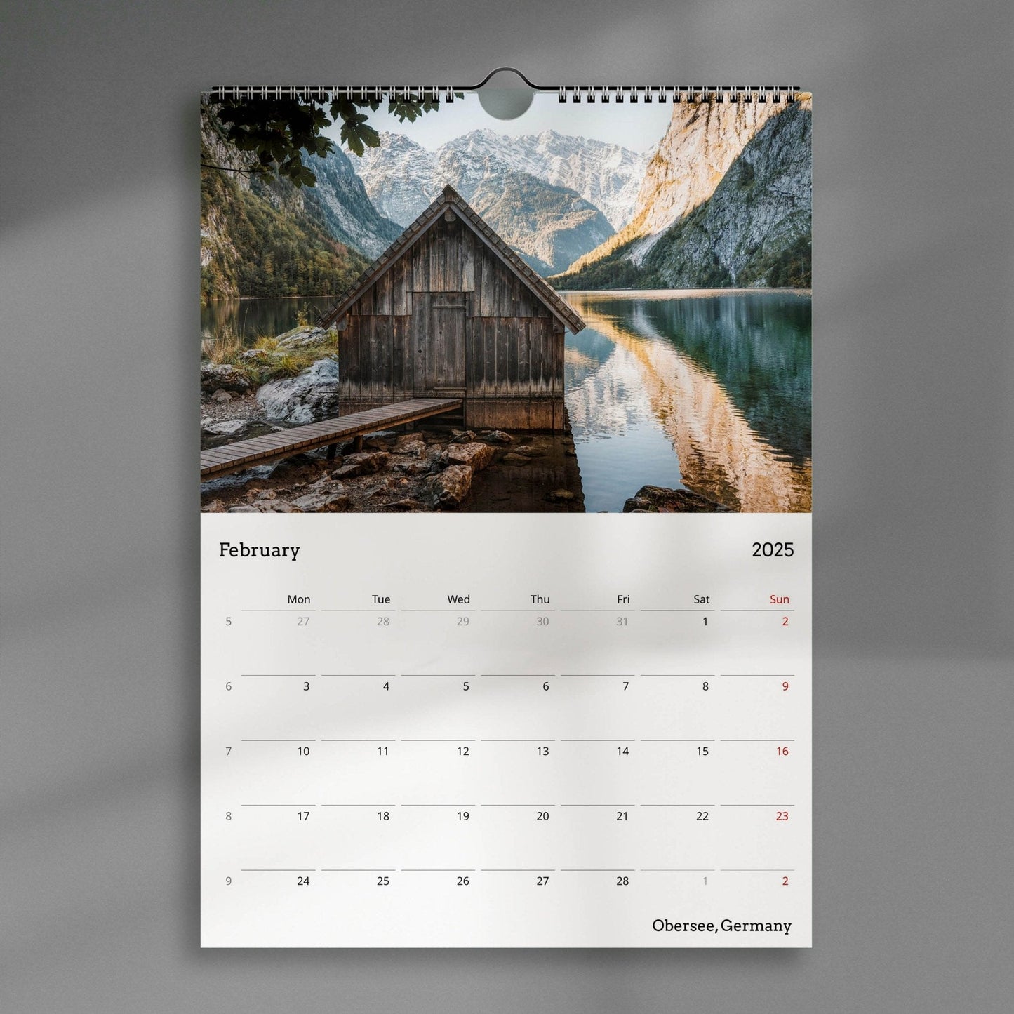 The Alps Calendar 2025 - Chamonix Prints