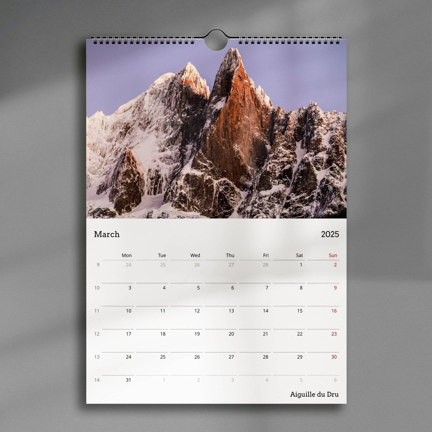 Chamonix Calendar 2025 - Chamonix Prints