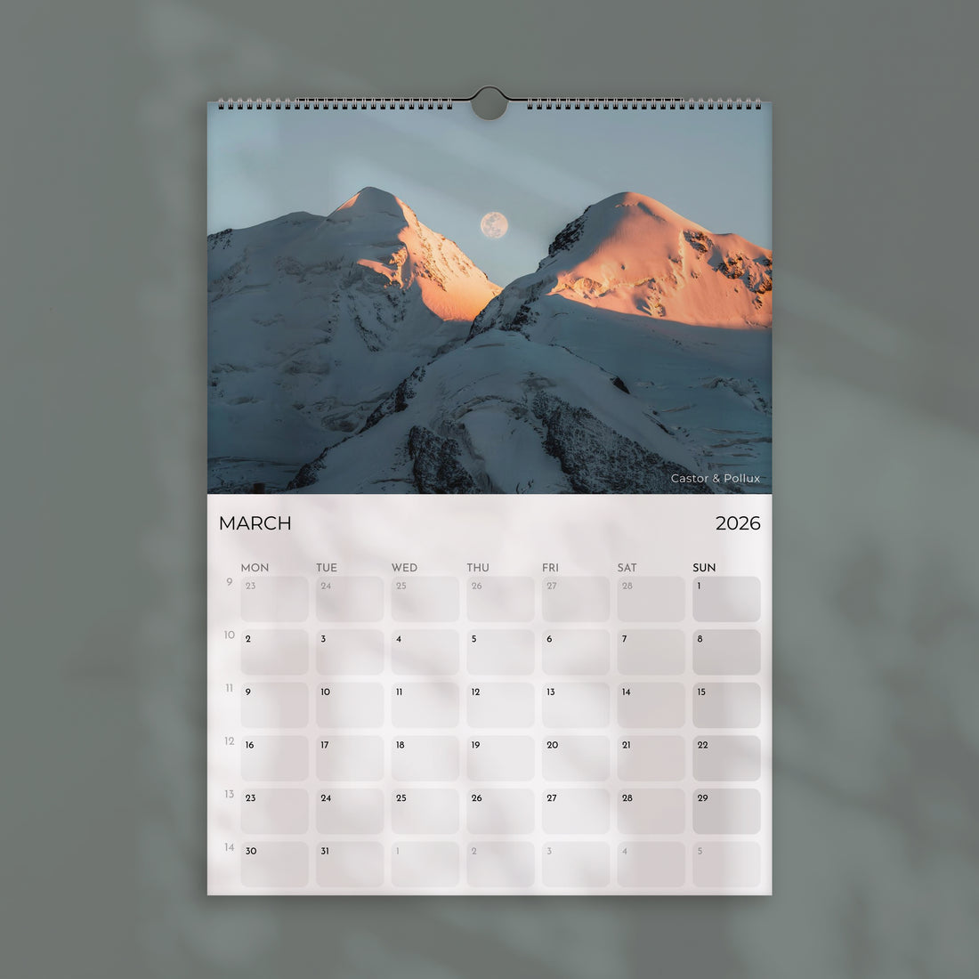 The Alps Calendar 2026