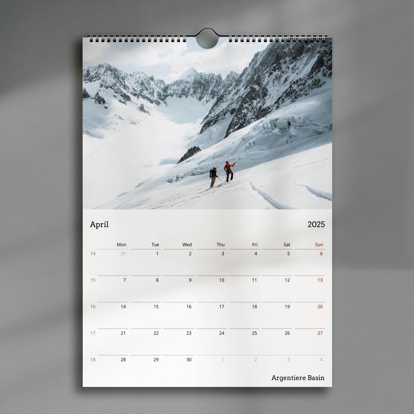 Chamonix Calendar 2025 - Chamonix Prints