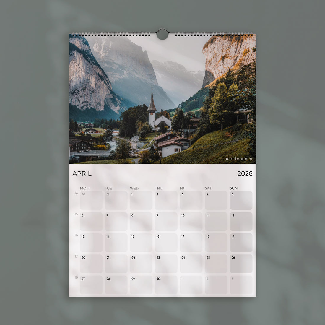 The Alps Calendar 2026