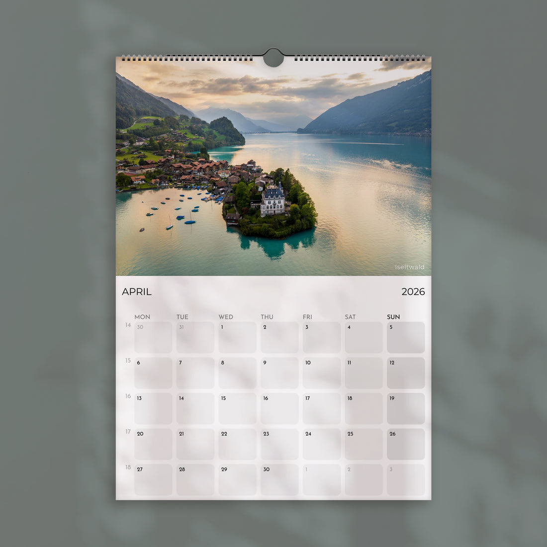 Switzerland 2026 Calendar