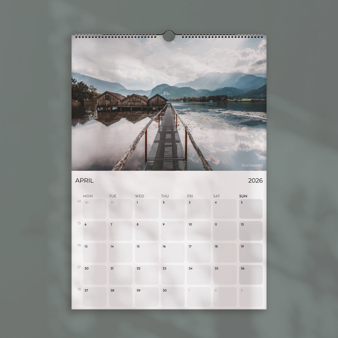 Bavaria 2026 Wall Calendar – German Landscape Photography