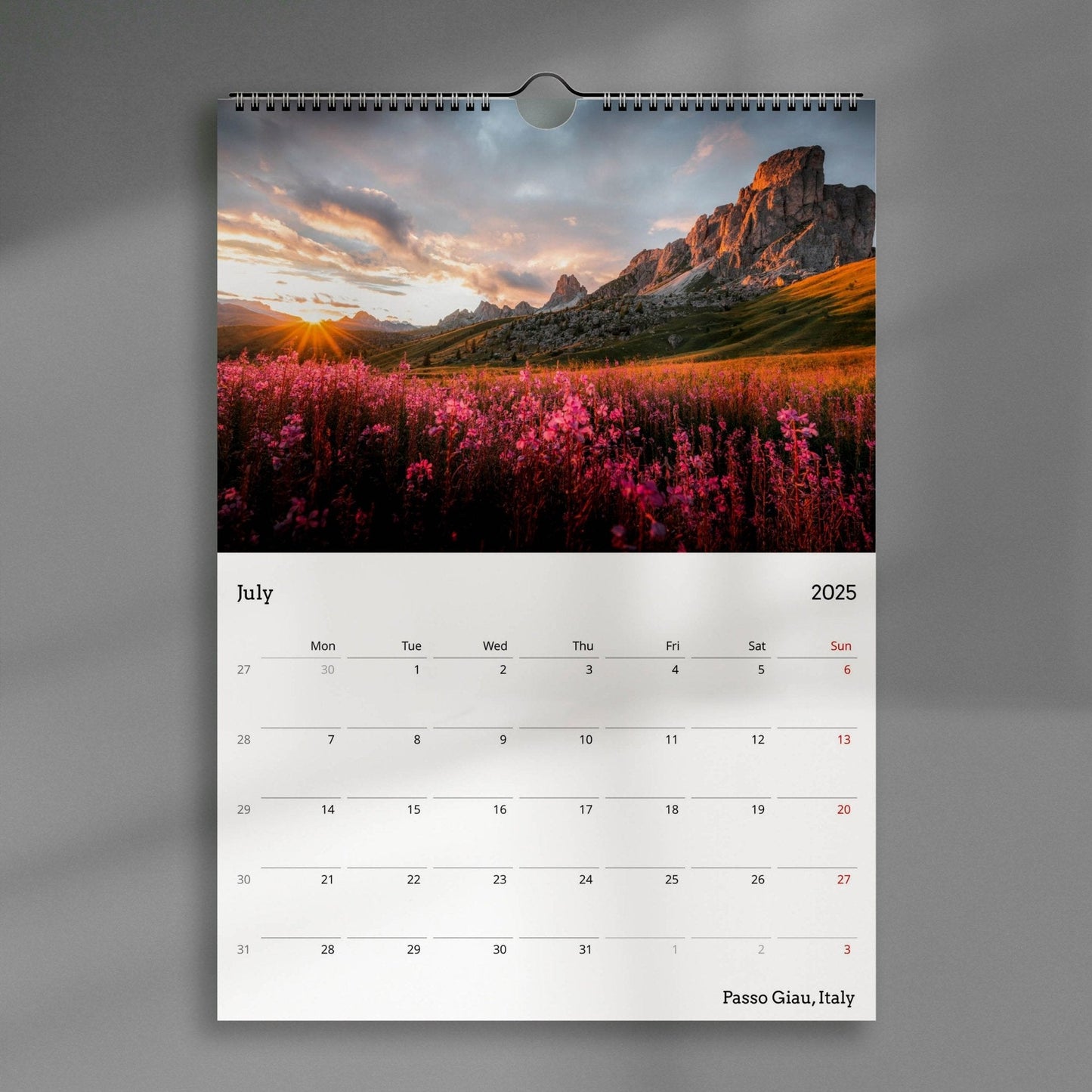 The Alps Calendar 2025 - Chamonix Prints