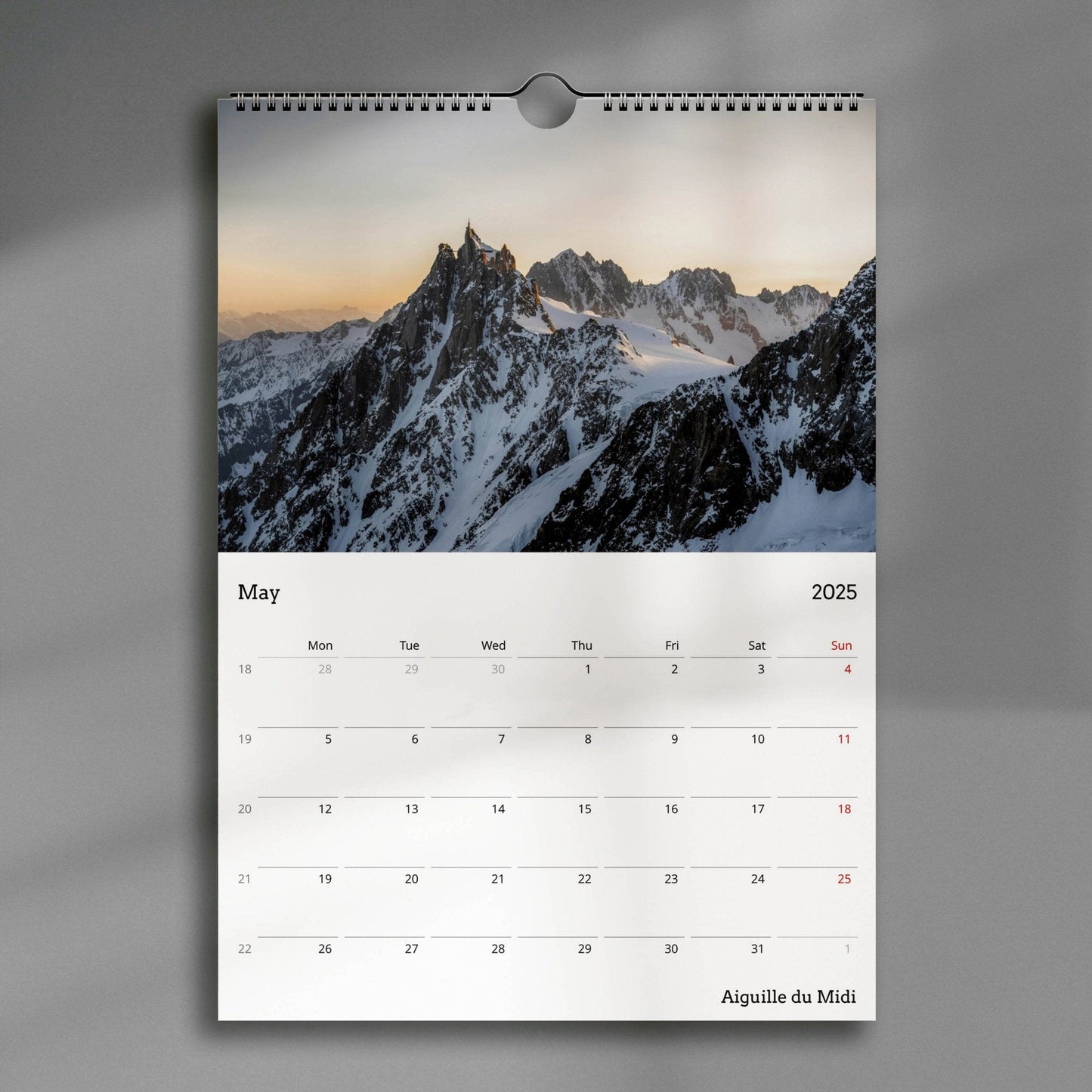 Chamonix Calendar 2025 - Chamonix Prints