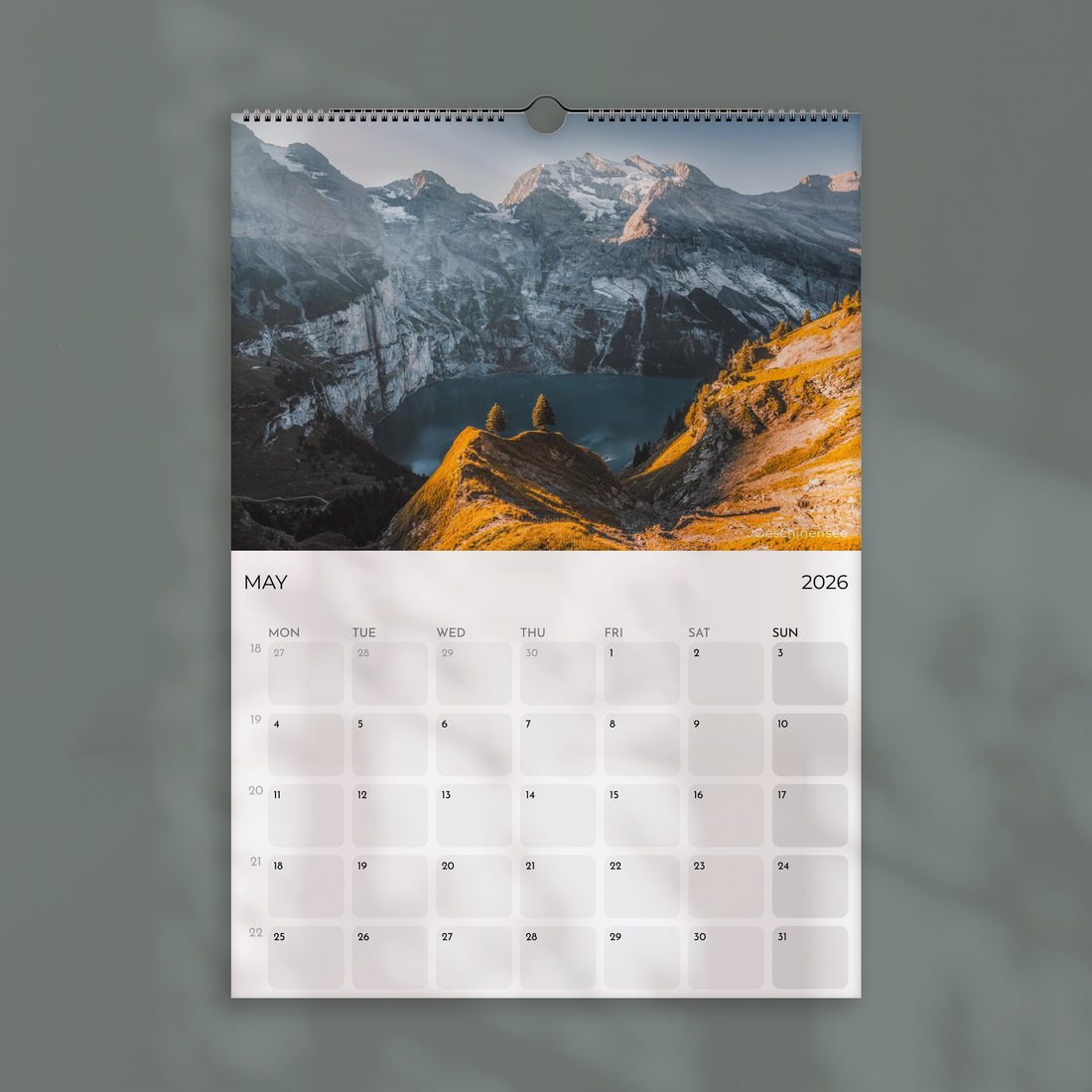 Switzerland 2026 Calendar