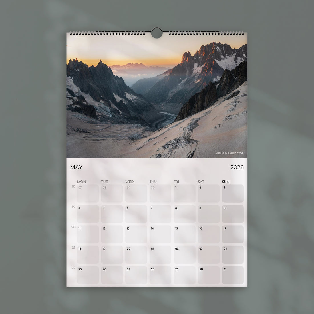 Chamonix Wall Calendar 2026
