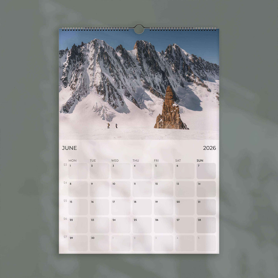 Ski Touring 2026 – Wall Calendar
