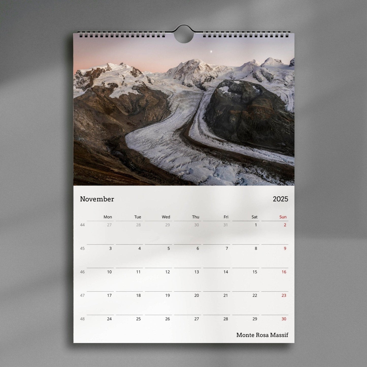Switzerland 2025 Calendar - Chamonix Prints
