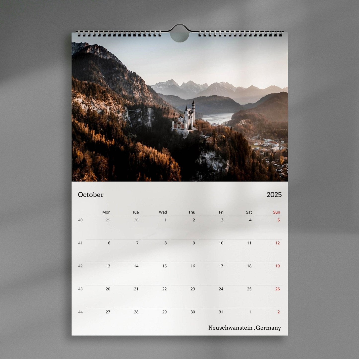 The Alps Calendar 2025 - Chamonix Prints
