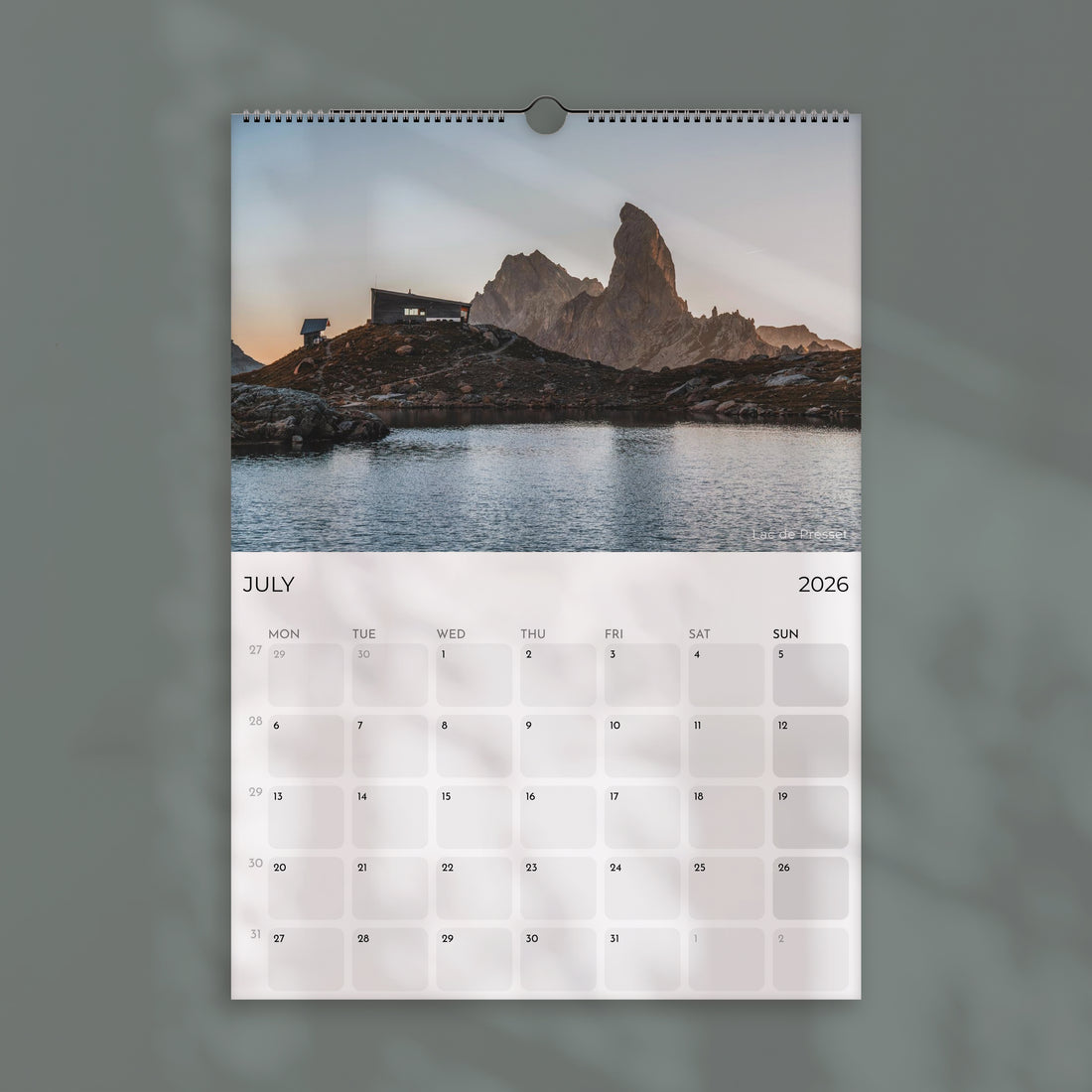 The Alps Calendar 2026