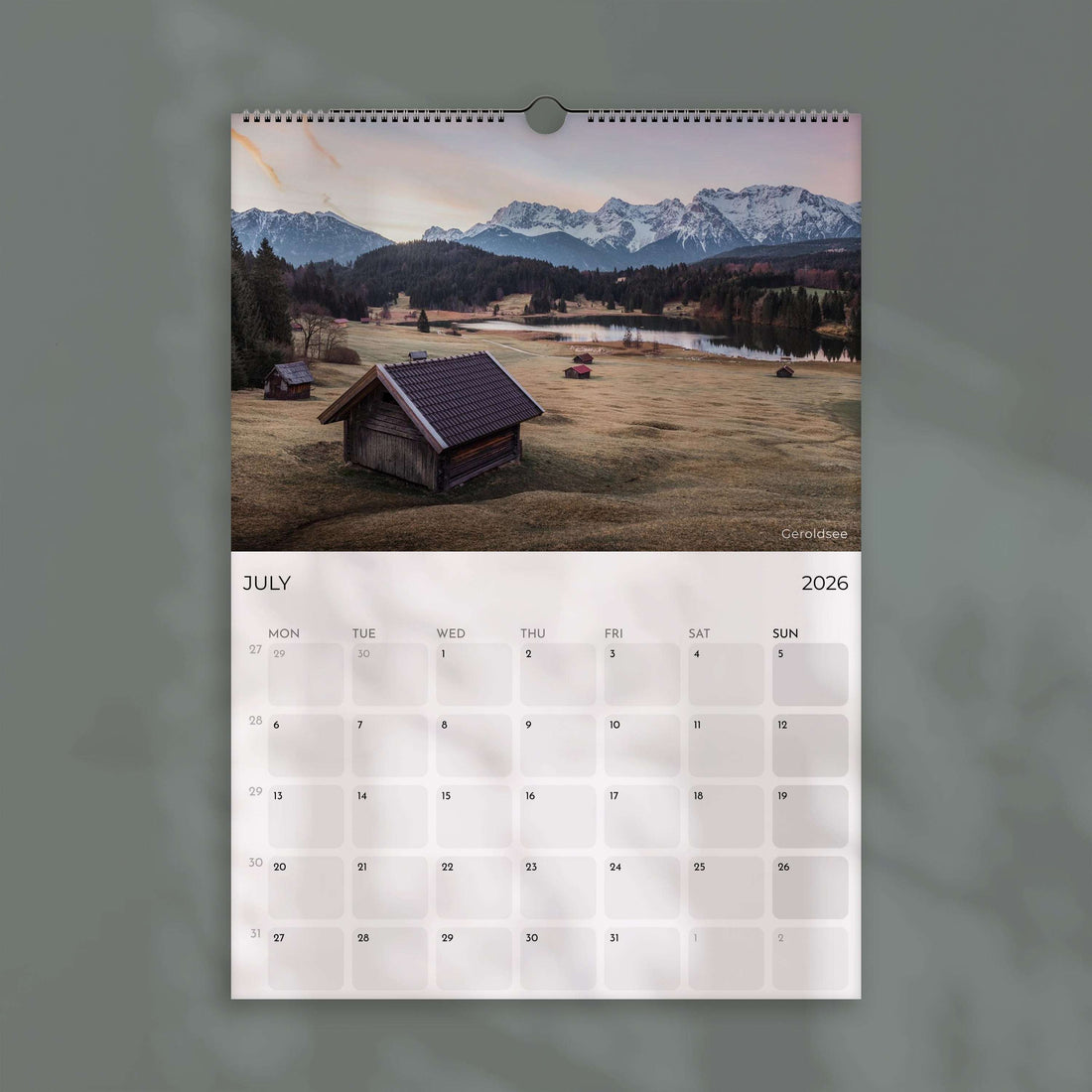 Bavaria 2026 – Wall Calendar
