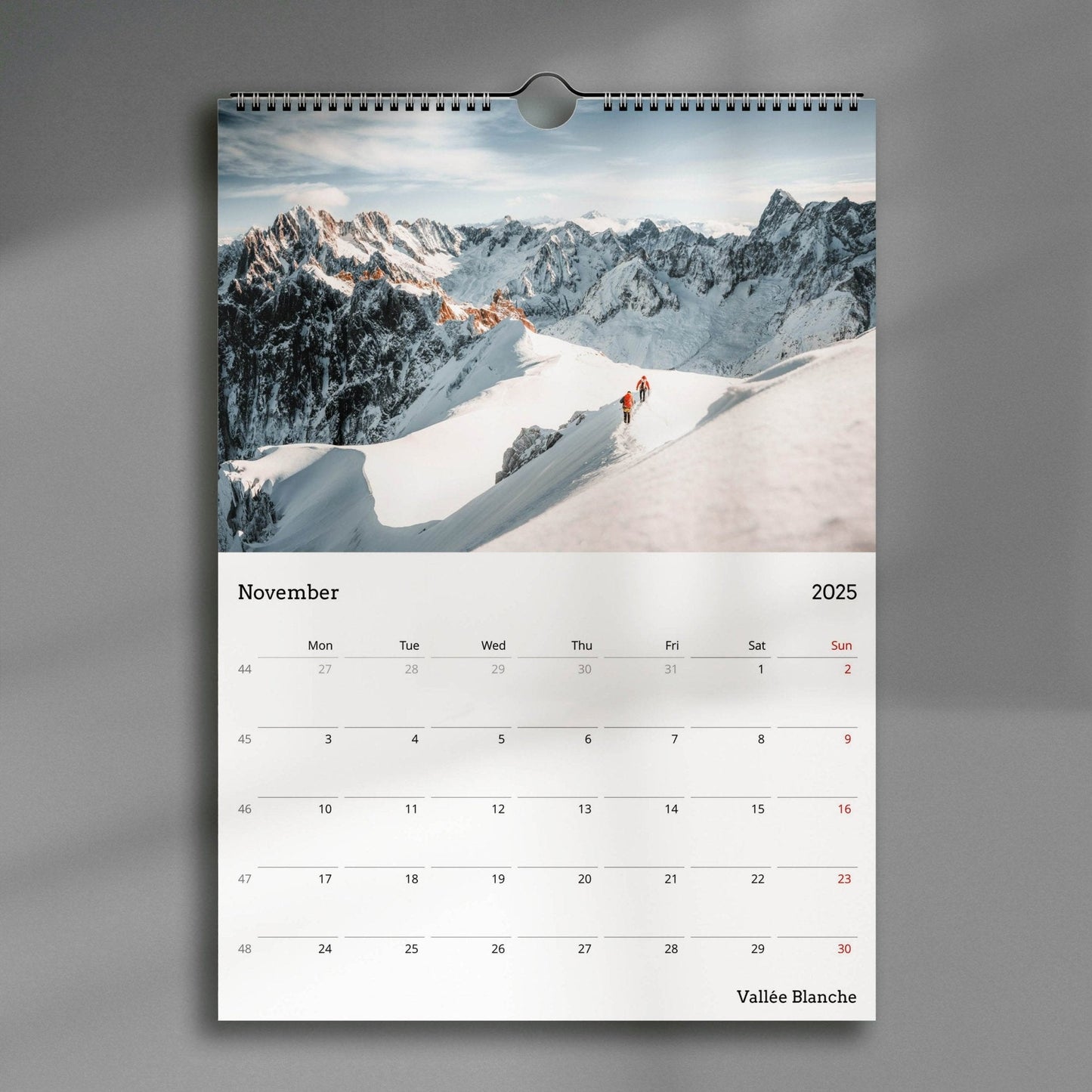 Chamonix Calendar 2025 - Chamonix Prints