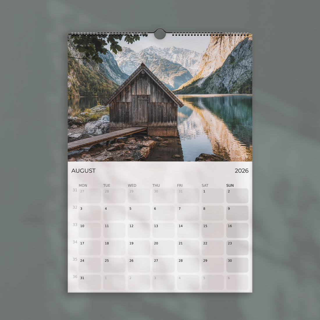 Bavaria 2026 Wall Calendar – German Landscape Photography