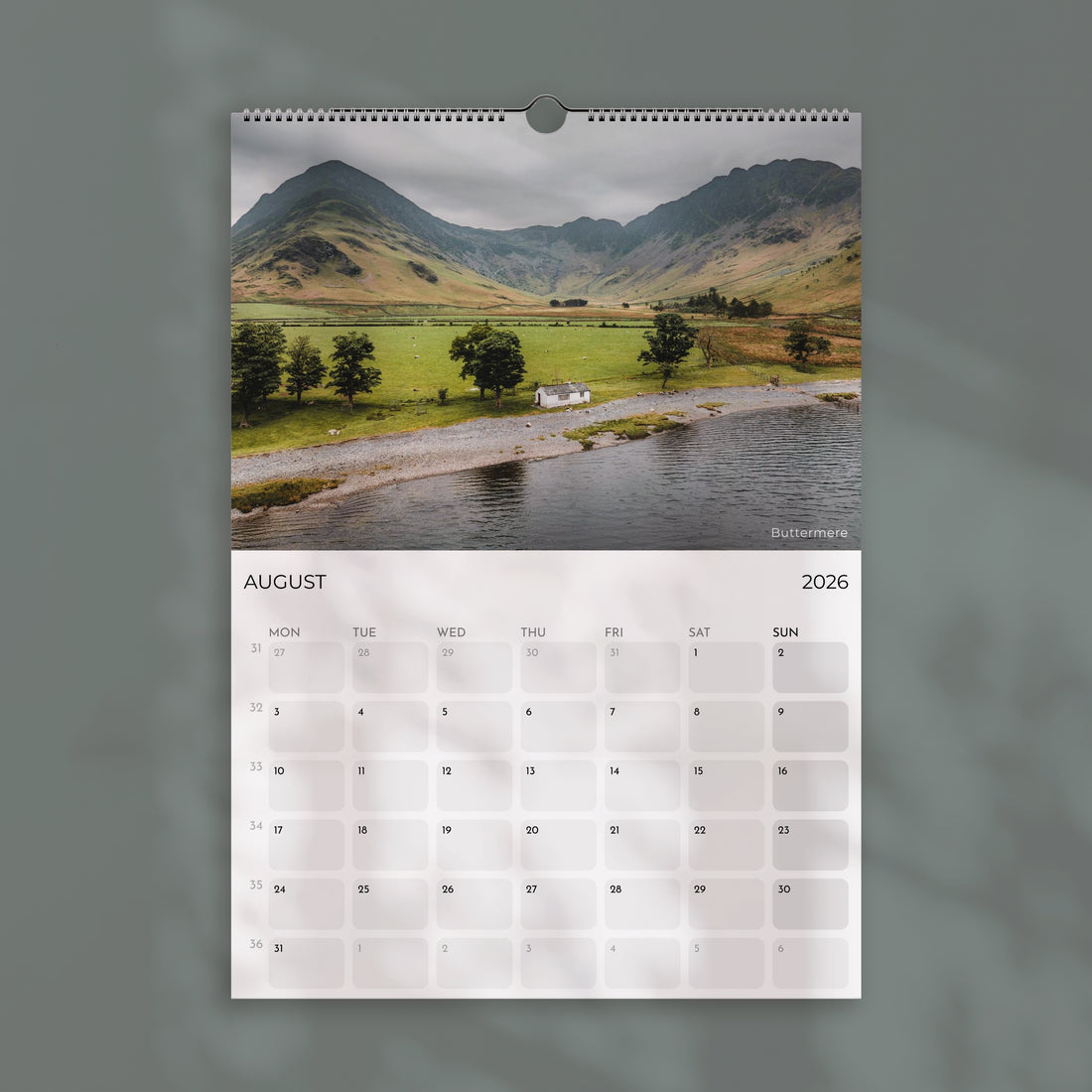 England 2026 Wall Calendar – British Landscape Photography