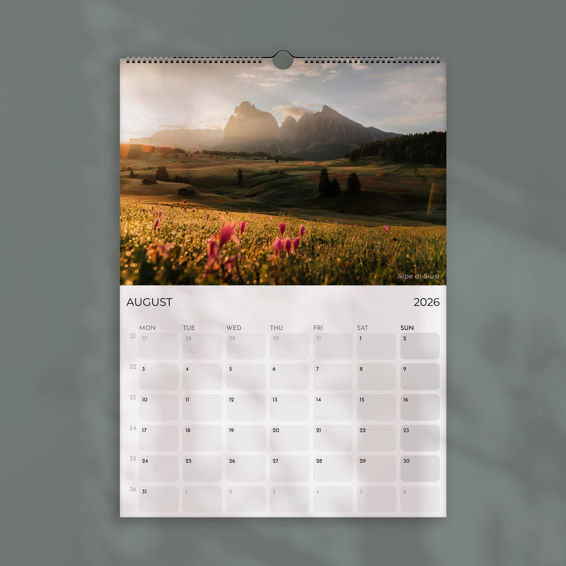 The Alps Calendar 2026