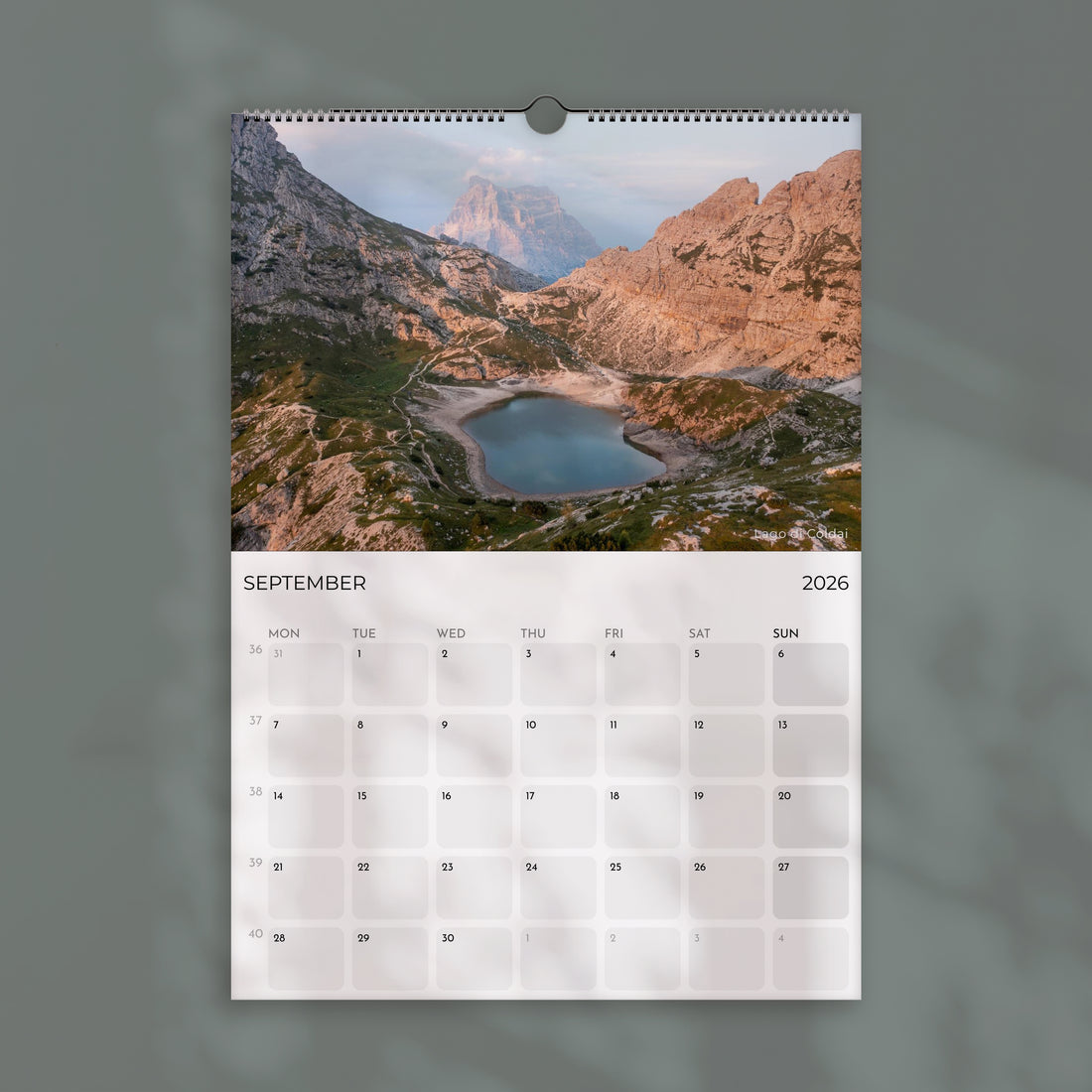 The Dolomites Calendar 2026