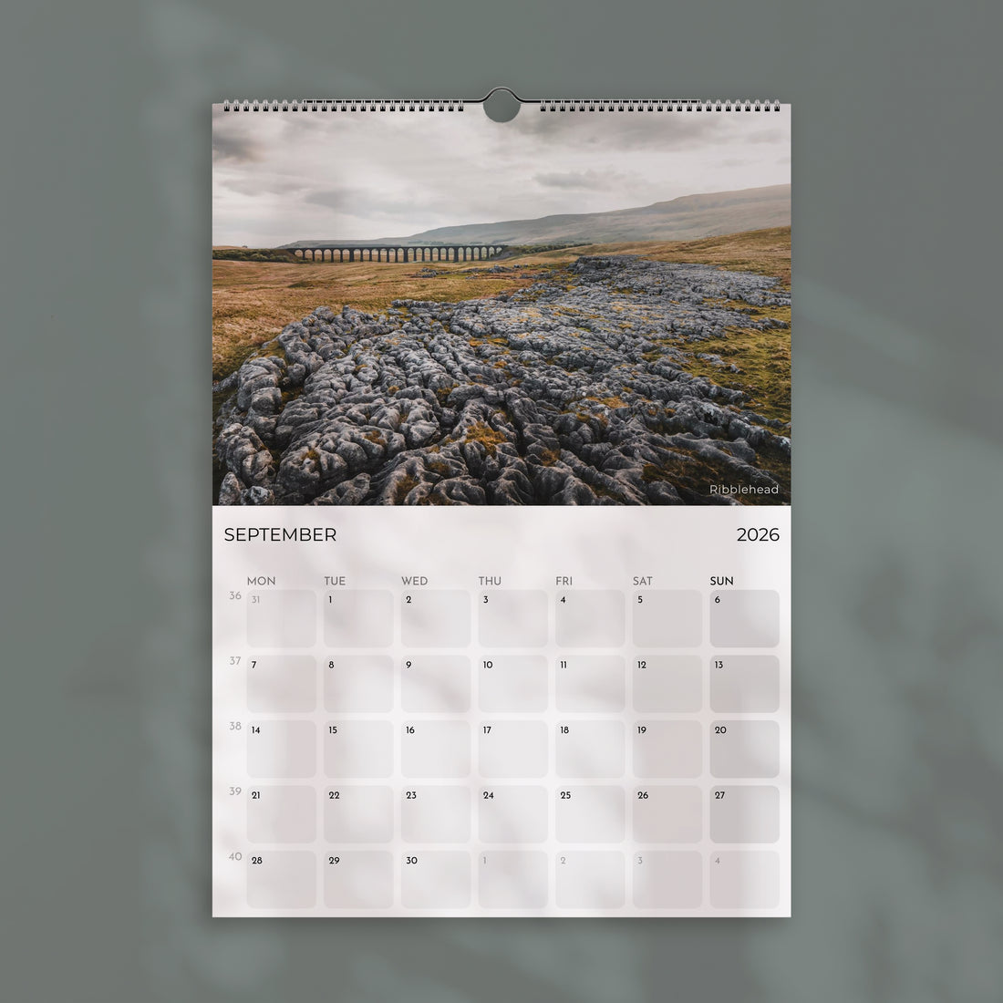 England 2026 Wall Calendar – British Landscape Photography
