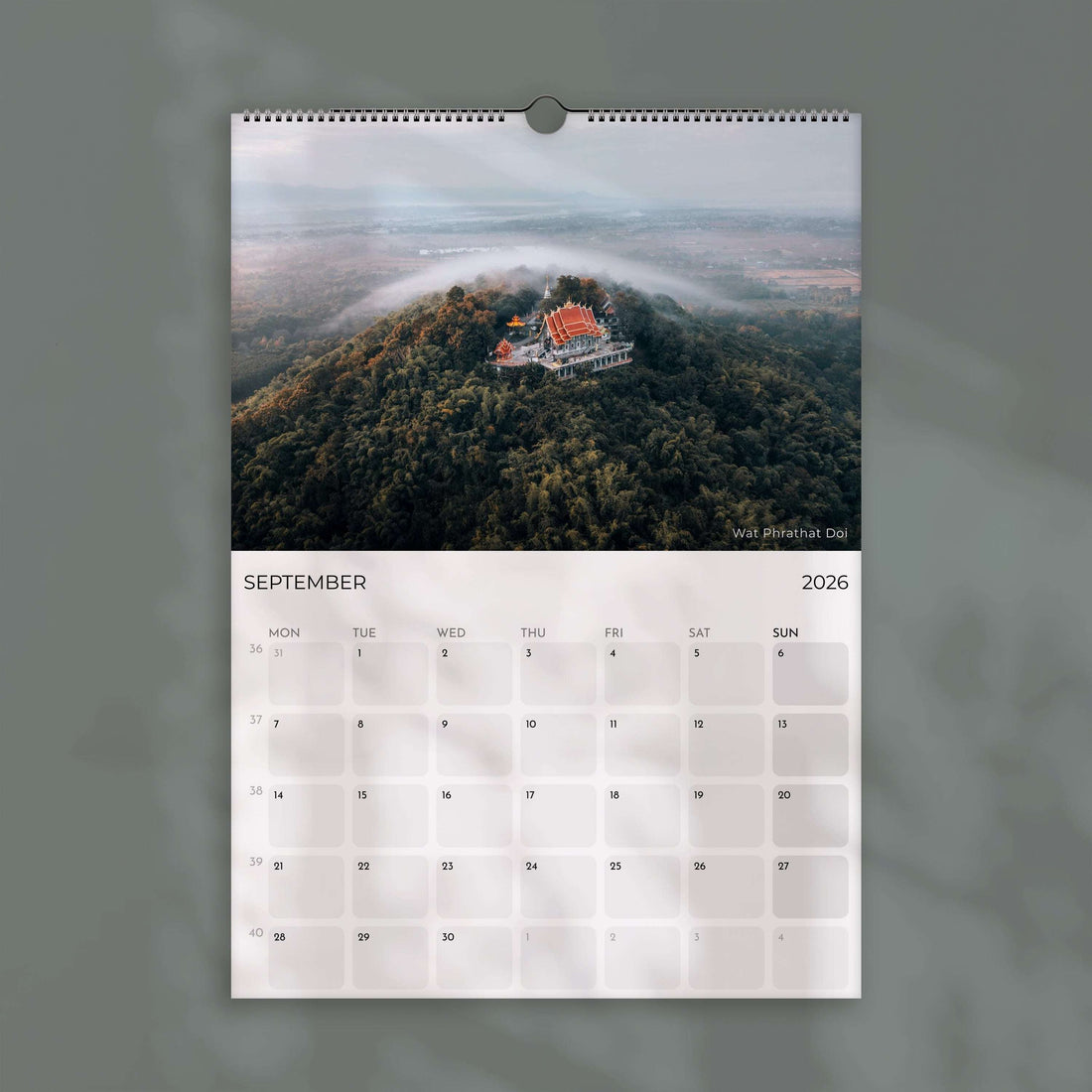 Thailand 2026 – Wall Calendar