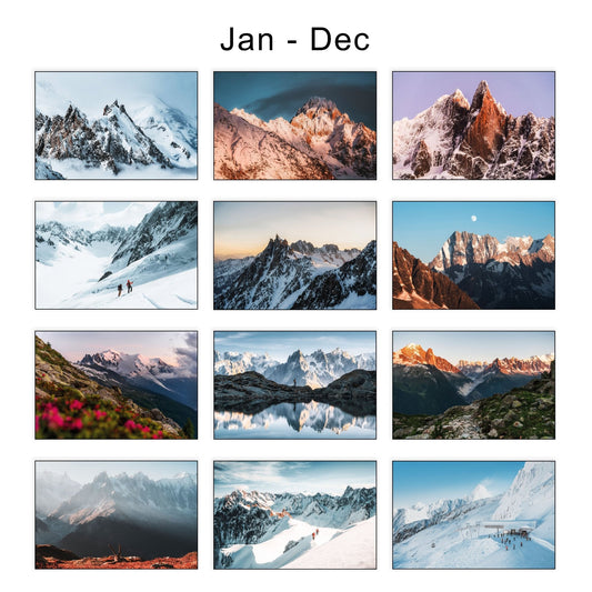 Chamonix Calendar 2025 - Chamonix Prints