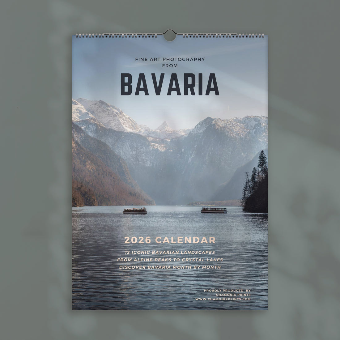 Bavaria 2026 Wall Calendar – German Landscape Photography