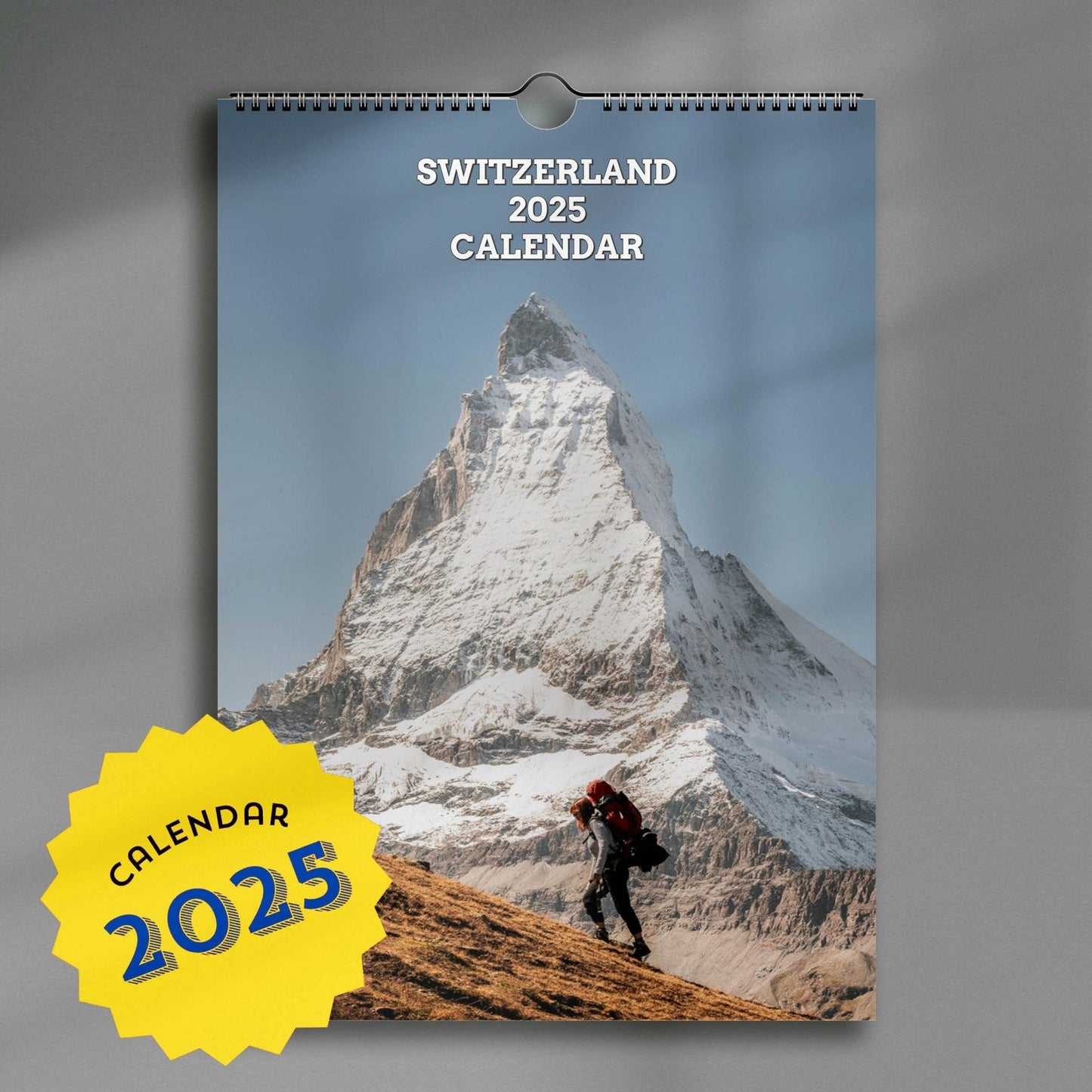 Switzerland 2025 Calendar - Chamonix Prints