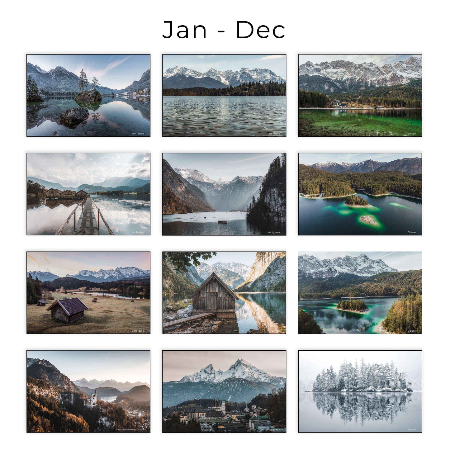 Bavaria 2026 – Wall Calendar
