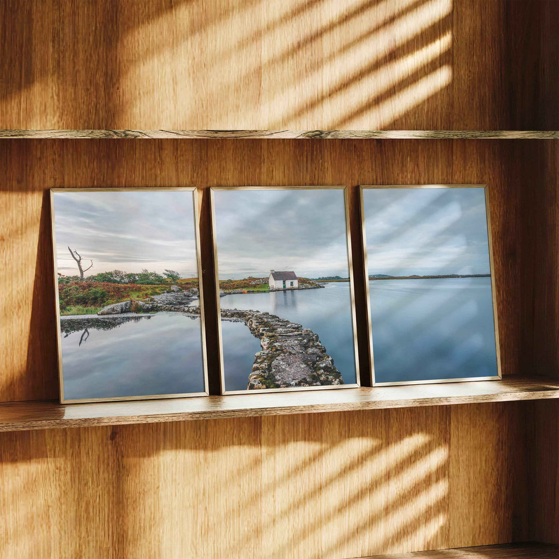Triptych fine art prints inspired by Connemara, Ireland