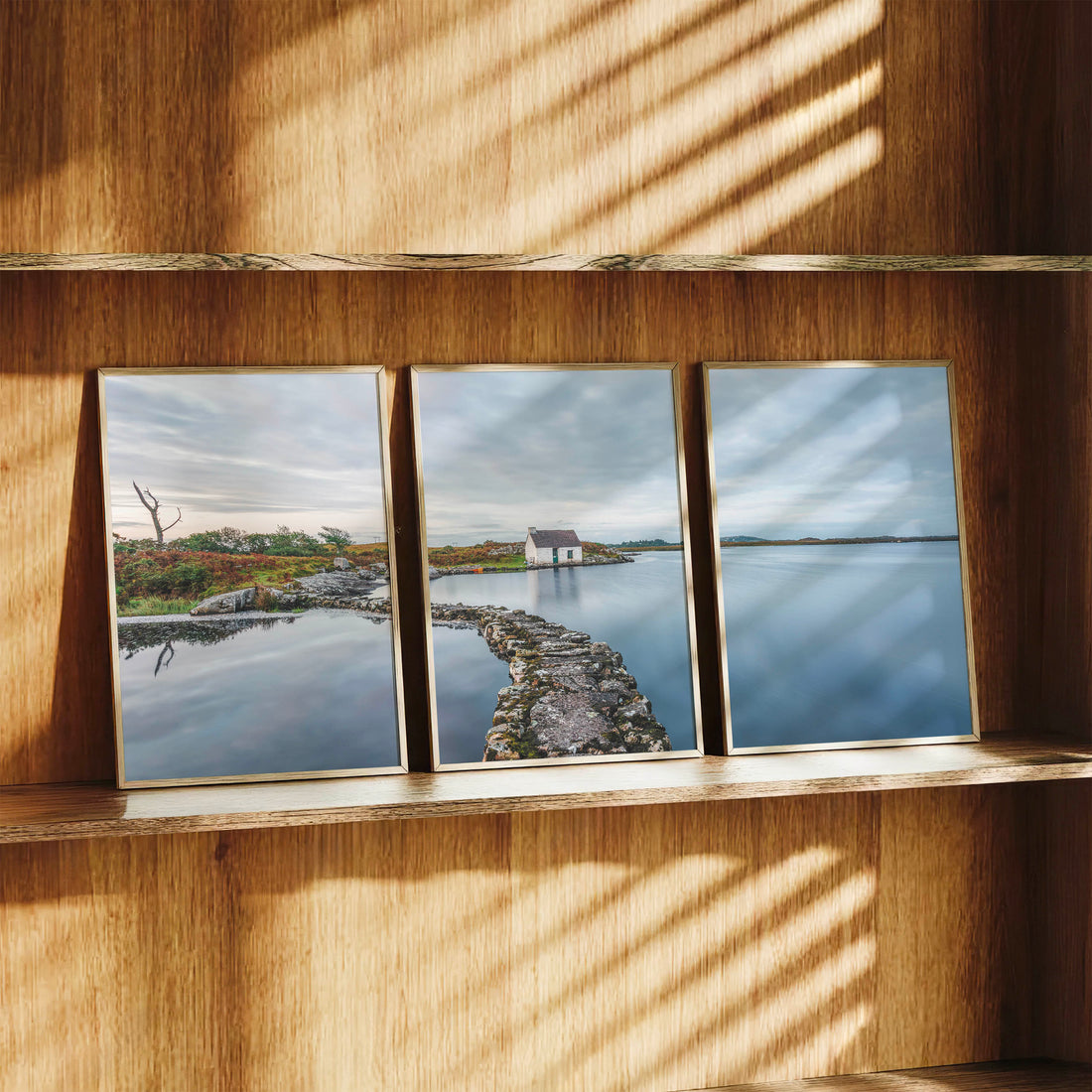 Triptych fine art prints inspired by Connemara, Ireland